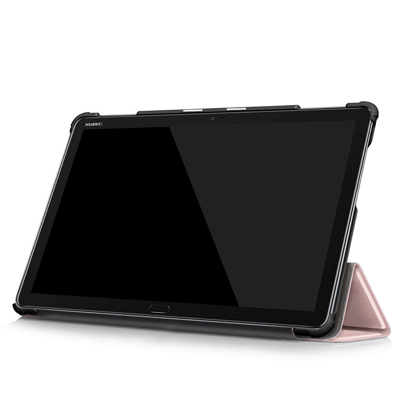 Para Huawei MediaPad M5 Lite funda 10 BAH2-W19/L09/W09 Ultra delgada Pu cuero Smart Stand cubierta para media Pad M5 Lite 10,1"