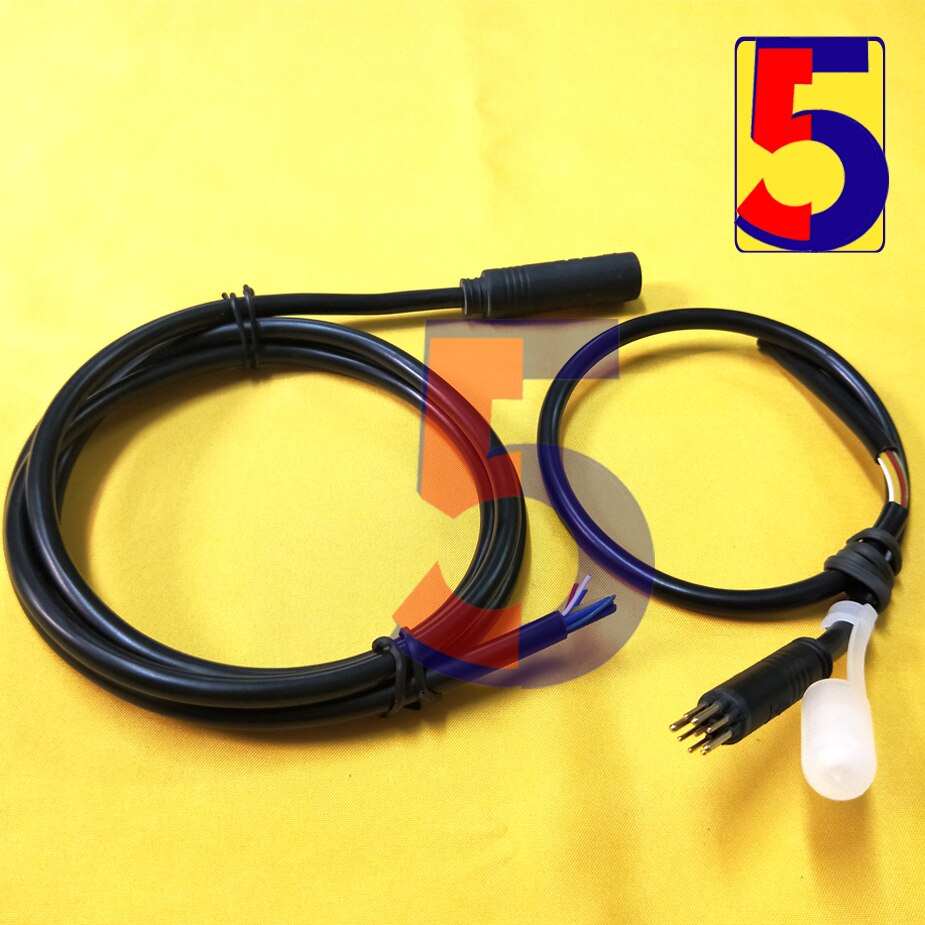 Ebike motor extend cable A Pair of 9 Pins Waterproof cable Male Female Extended Cable Bafang Motor AKM motor DC cable
