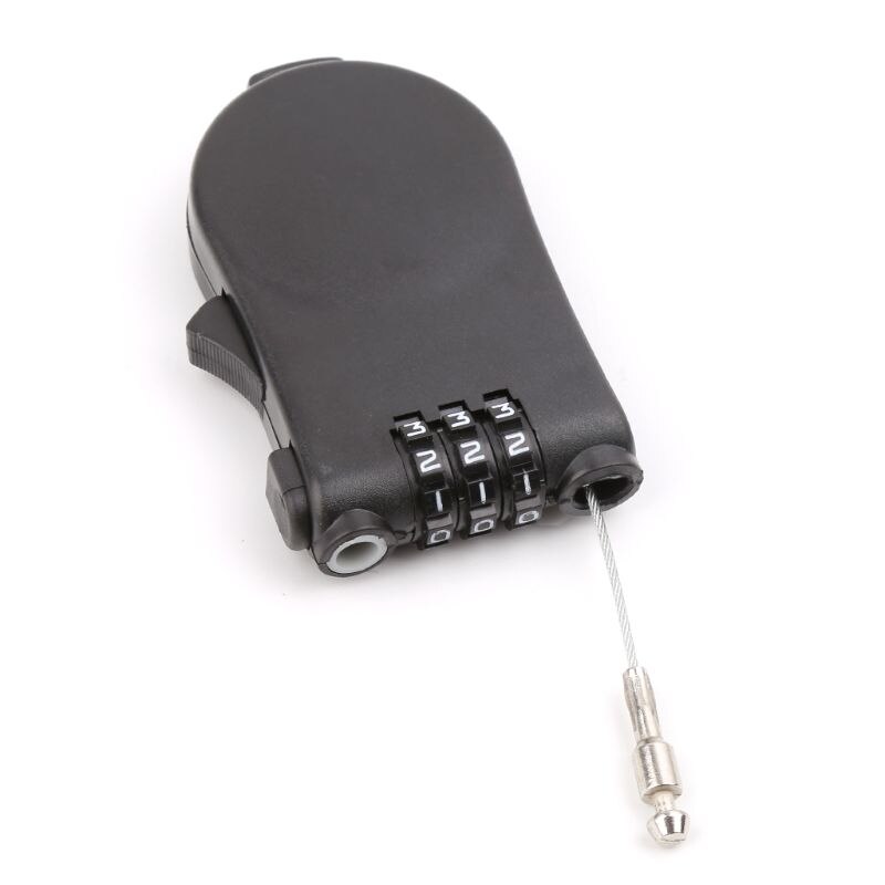 Retractable Wire Rope Password Lock Combination Coded Locker Outdoor Keyed Padlock J2HA