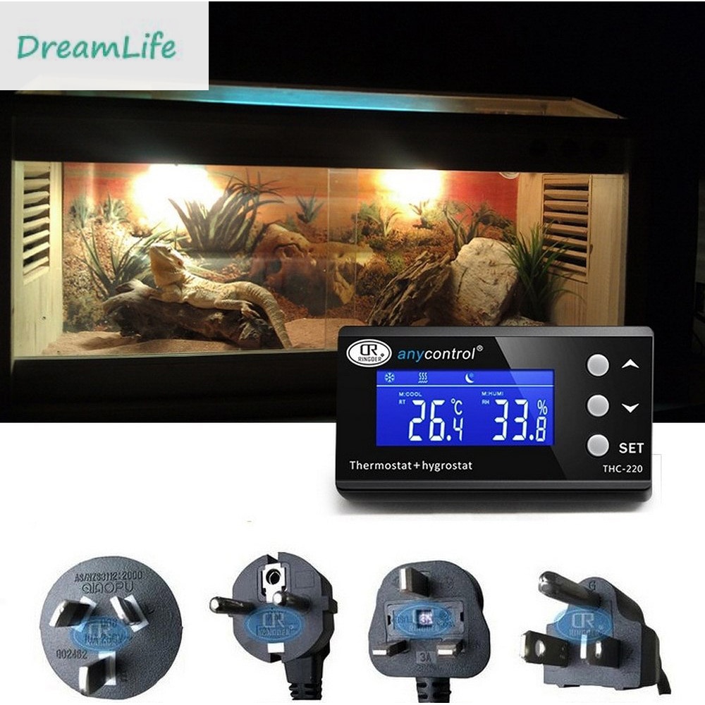KT4000 Digitale Thermostat Aquarium Thermostat Haustier zeitliche Koordinierung Buchse Temperatur Regler Wasserdicht 2 Bühne Heizung Kühlung Modus