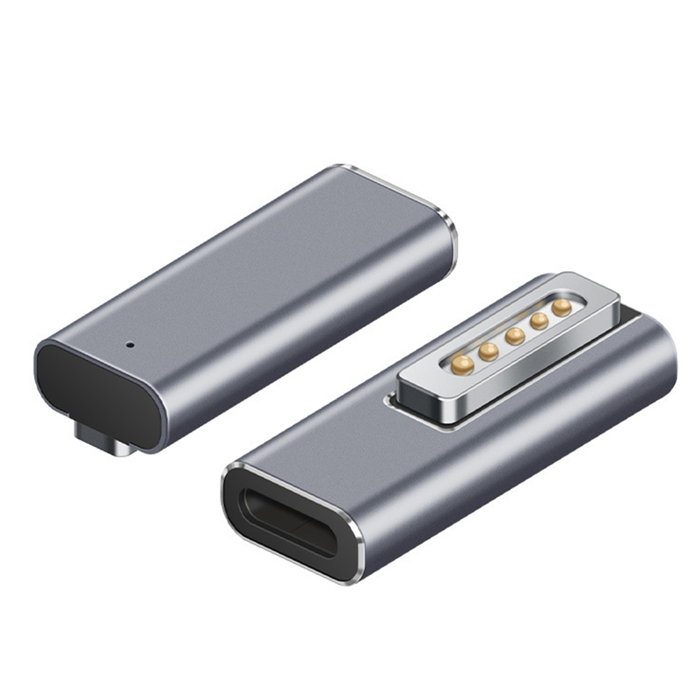 PD-Schnellladekonverter, Stromanschluss, Typ C, magnetischer USB-PD-Adapter für Apfel Magsafe 2, MacBook Profi-Steckerkonverter