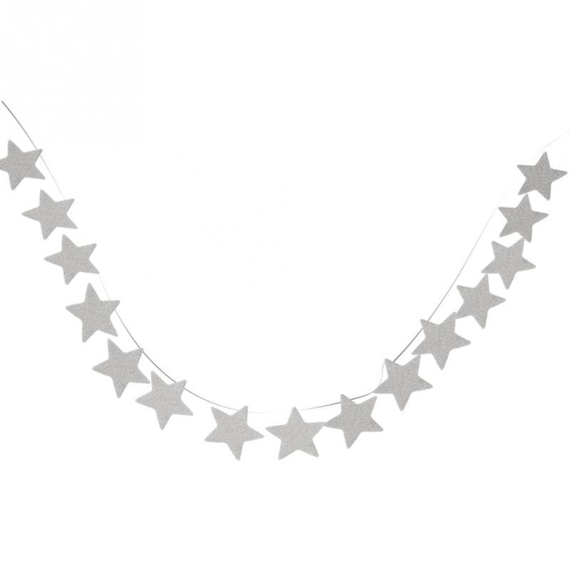 2018 Adorável Crianças Quarto Pendurado Estrelas Decoração de Cores Para Casamentos e Festas de Aniversário das Crianças Quartos 2 Mosquiteiros Janela Parede