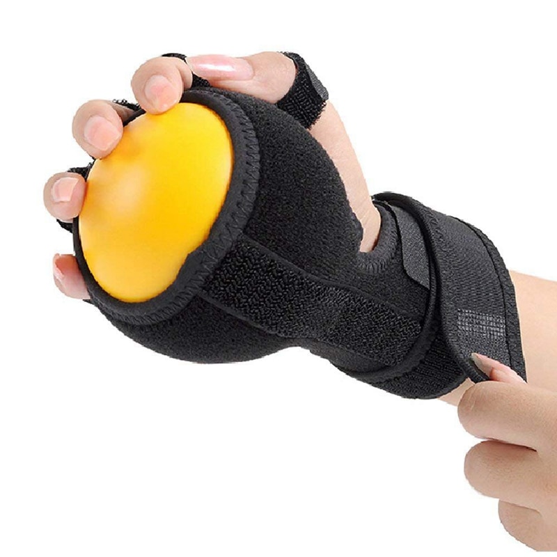 -Anti-Spasticiteit Ball Spalk Hand Functionele Impairment Vinger Orthese Hand Bal Revalidatie Oefening