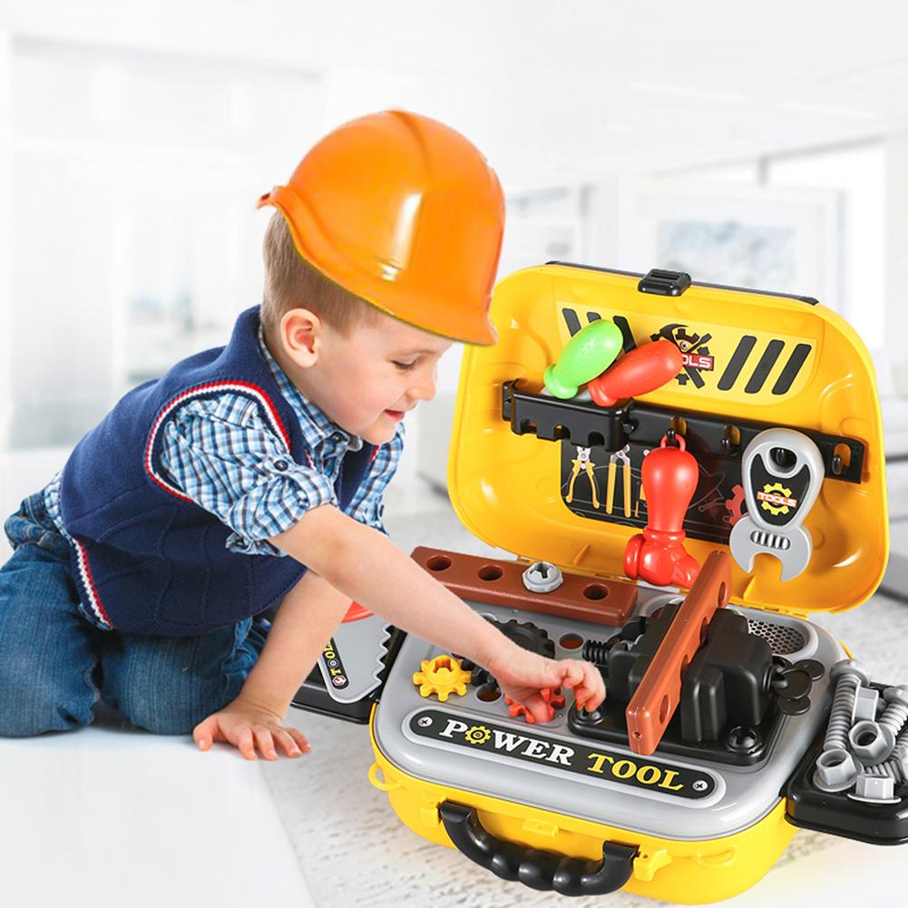 29pc/ sæt elværktøj diy drenge legetøj bygning borehammer værksted sag lade som om at lege tidlig uddannelse legetøj til børn drenge