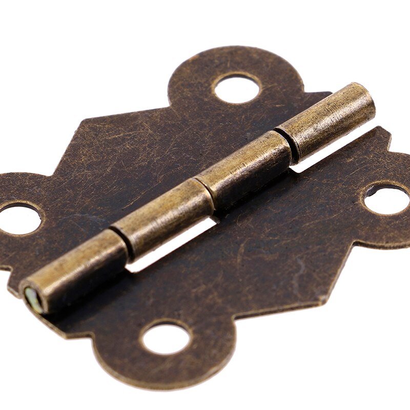 10PC Mini Butterfly Door Cabinet Drawer Jewellery Box Hinge Furniture 5 sizes