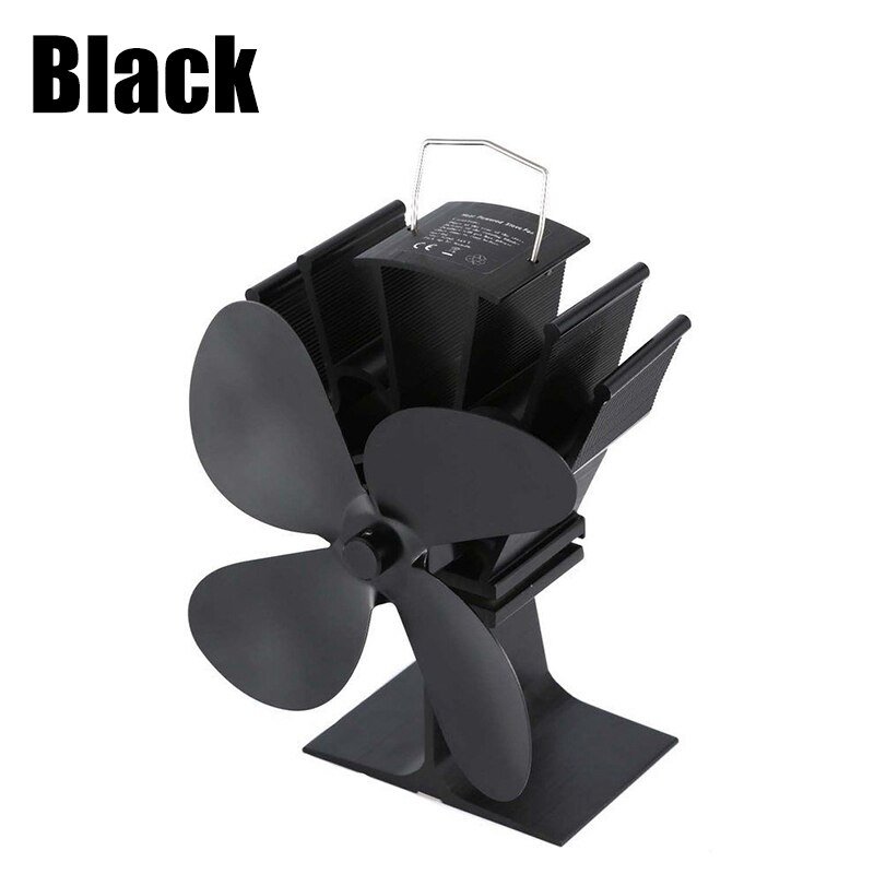 Open haard kachel ventilator 4 bladen warmte aangedreven komin open haard ventilator houtkachel eco ventilator thuis efficiënt stil vriendelijke warmteverdeling