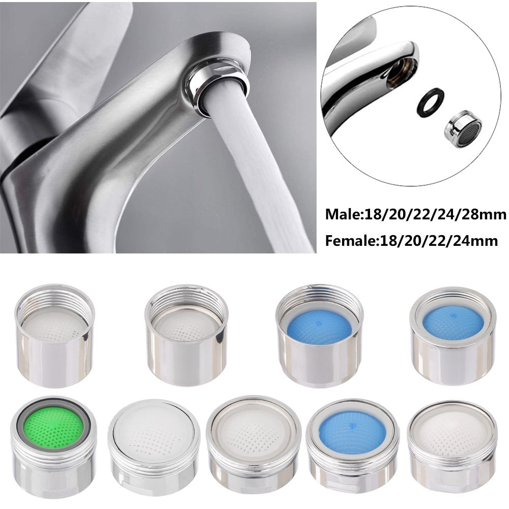 Water Saving Tap Aerator Faucet Tap Aerator Male Female Nozzle Spout End Diffuser Filter Home Kitchen Bathroom Accessories