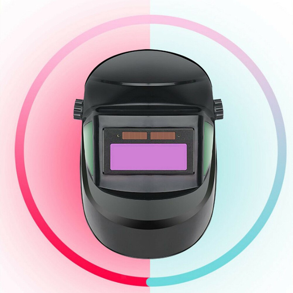 Auto Darkening Welding Helmet 28x20x18cm PE Solar Powered Self Dimming Welding Mask For MMA MIG Soldering Goggles
