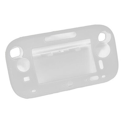 Zachte Siliconen Rubber Full Body Protector Voor Wii U Gel Case Cover Skin Shell Voor Nintend Wii U Gamepad Controller 5 Kleuren Ultra: Transparent white