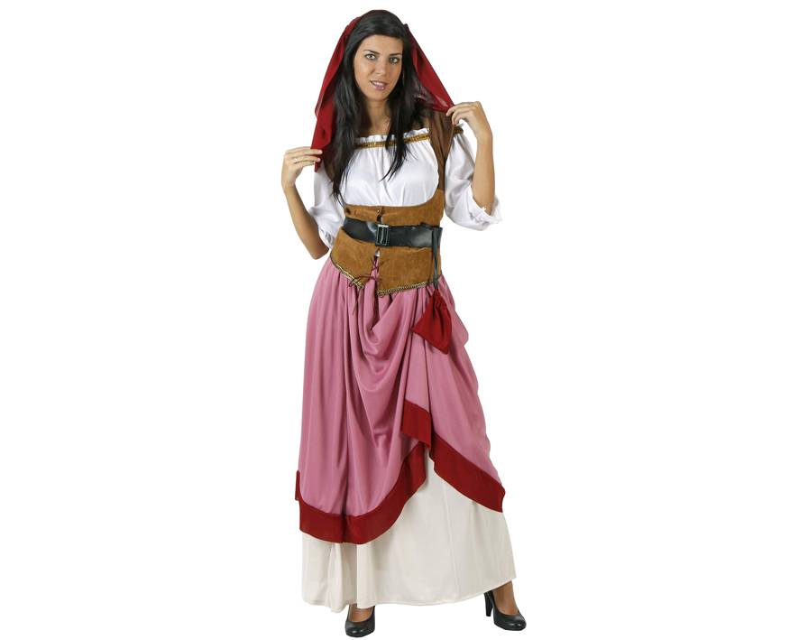 DISFRAZ DE MOZA CRIADA MEDIEVAL