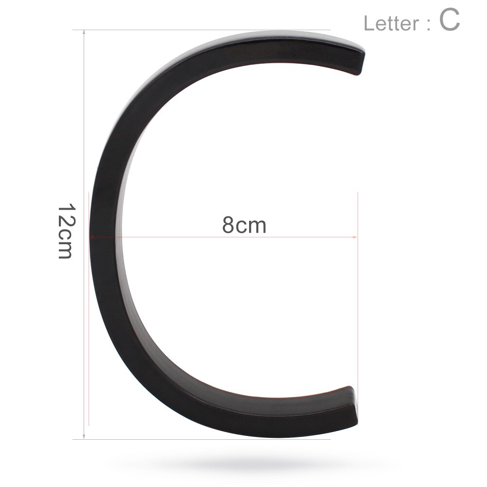 Big Size Sign Numbers House Letter Alphabet for Home Door Outdoor Hotel Toilet Address Plate Digits 12.5cm: Blue