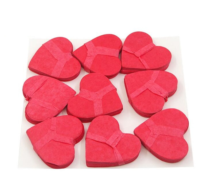 9pcs Snow Storm Paper Heart And Star Shape Stage Magic Tricks,Accessories Party Magic Show Snowpaper Appearing Fun Magician Toys