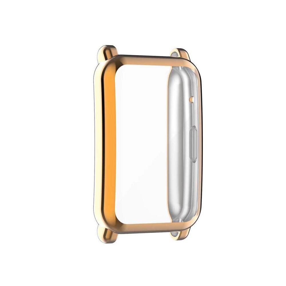 Soft Case Voor Huawei Honor Horloge Es Tpu Plated Rondom Screen Protector Cover Bumper Protector Volledige Cover Screen bescherming: Rosegold