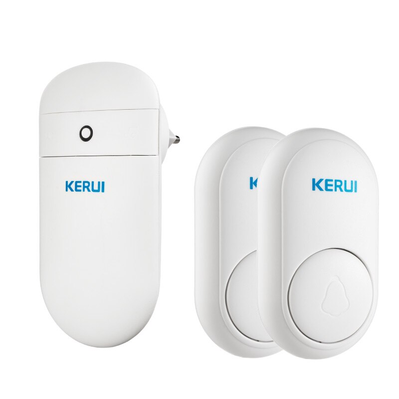 KERUI-timbre inalámbrico M518 para casa, Control remoto electrónico inteligente, con niveles de volumen ajustables, autogeneración: kit 4