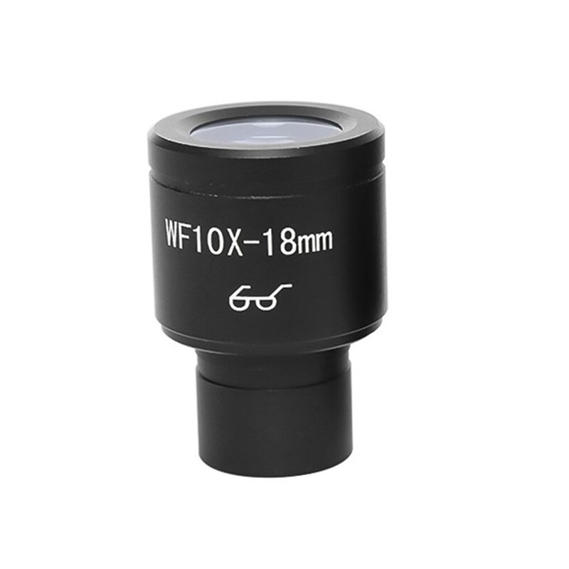 Een Stuk WF10x/18 Mm Biologische Microscoop Oculair Met Dradenkruis Schaal Hoge Oog Punten Oculaire Montage Maat 23.2 Mm kaliber: Default Title