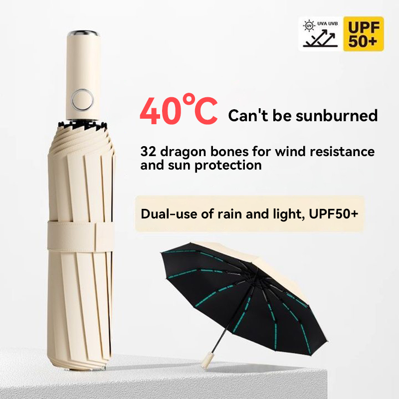 Xiaomi Upf50+ winddichte paraplu Auto UV-bescherming Parasol - Heavy Duty Compact Travel Business Windbestendige parasols