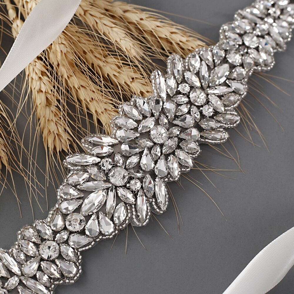 ZMS334 Hochzeit Gürtel Strass Gürtel Brautjungfer Gürtel Braut Gürtel Frauen Schärpe Gürtel Hochzeit Zubehör Gürtel für Abendkleider