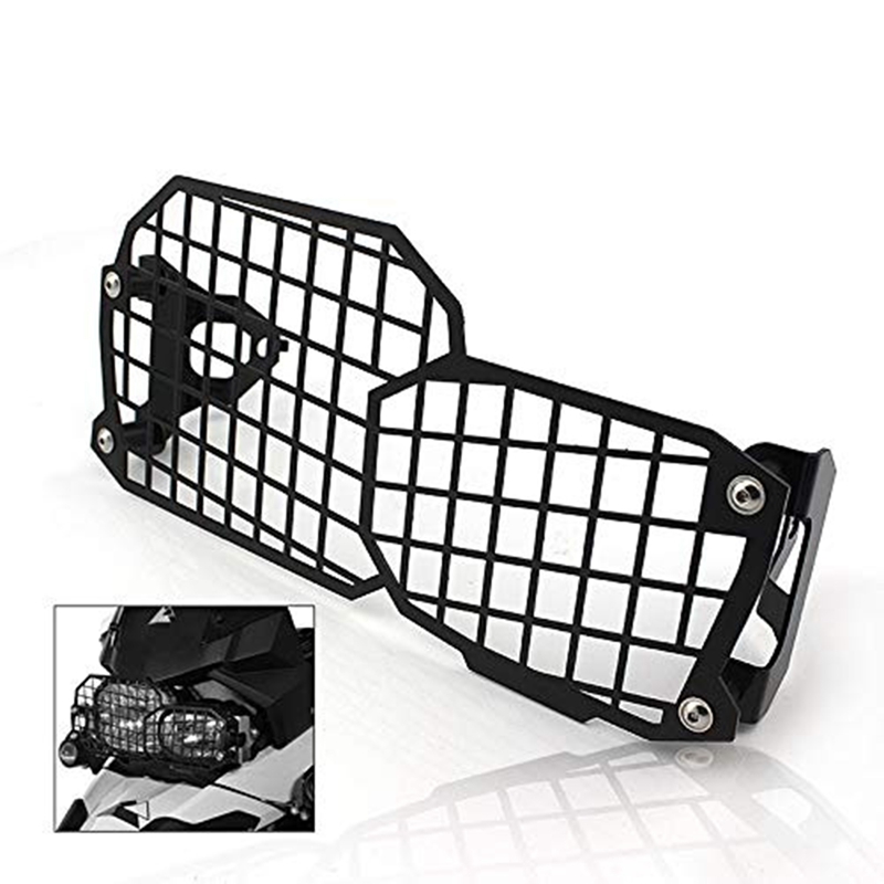 Afdekking voor koplampen vooraan 7 inch motorfiets retro metalen grill side mount cover koplamp