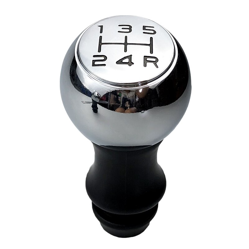 Levier de Changement de Vitesse Chromé Mat, Manette pour Voiture Peugeot 106 206 306 406 107 207 307 407 301 308 3008 C2 C3 C4: Chrome Knob