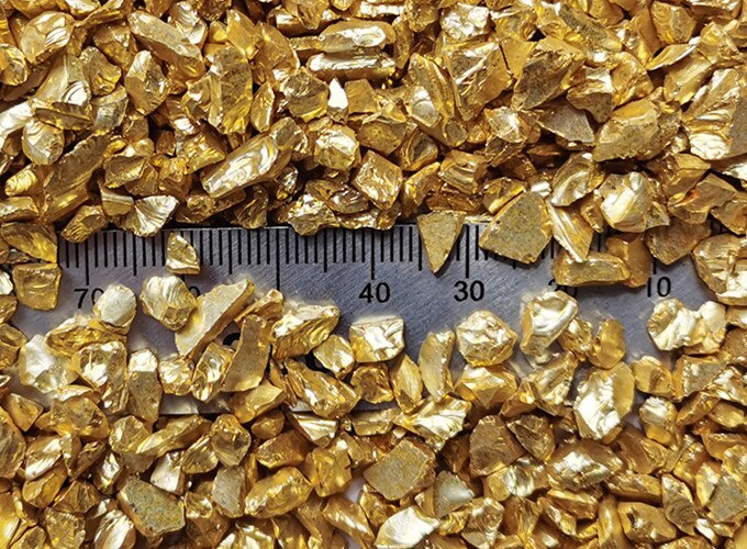 250g Colorful Glass Sand Mosaic Tile DIY Mosaic Craft Materials Handmade Mosaic Making Glass Tile Fillers of Fish Tank: 250g Gold