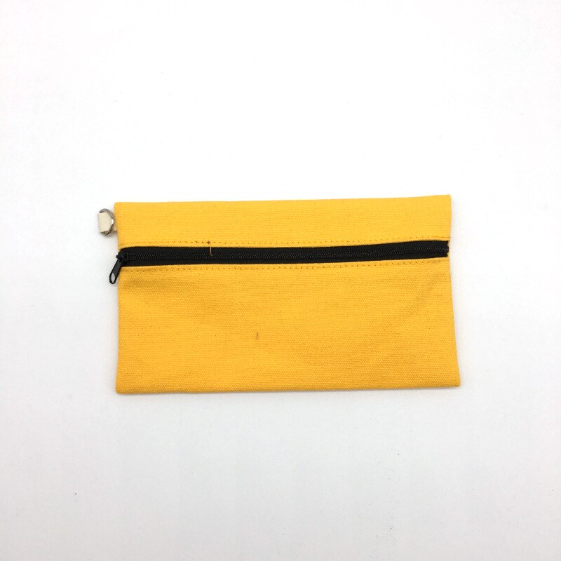 Eenvoudige En Leuke Canvas Dames Portemonnee Sleutel Tas Rits Sieraden Oortelefoon Coin Bag Credit Kaarthouder Reclame Zak