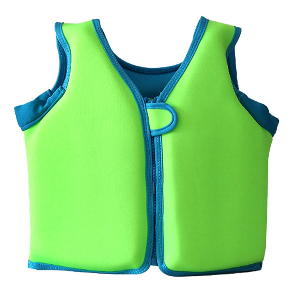 1pc enfants natation formation flottaison gilet de sauvetage veste natation canotage plage en plein air survie aide sécurité veste pour enfant: green / L