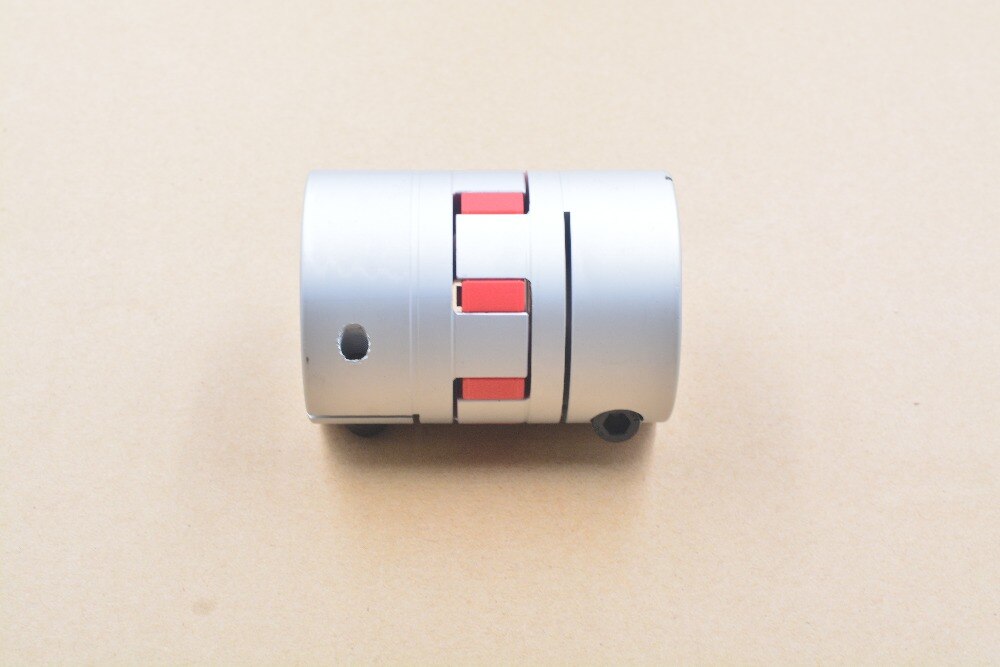 ball screw coupling diameter 65mm length 90mm plum shaped clamping flexible shaft coupler encoder stepper motor
