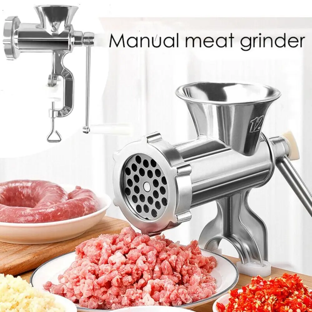 Zware handbediende handmatige keuken vleesmolen noedels molen worstvuller fruit groente rundvlees worst pasta maker nieuw