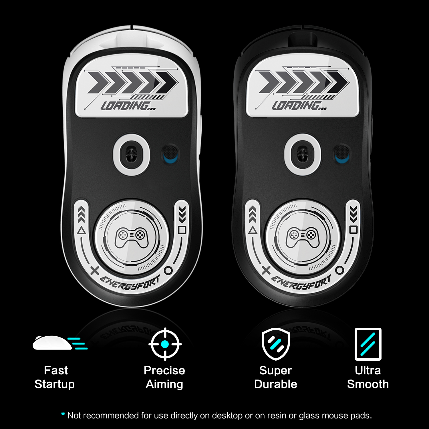 Pés de mouse patins para logitech g pro x superlight 2 mouse para jogos sem fio bordas curvas arredondadas pés de mouse de vidro substituição