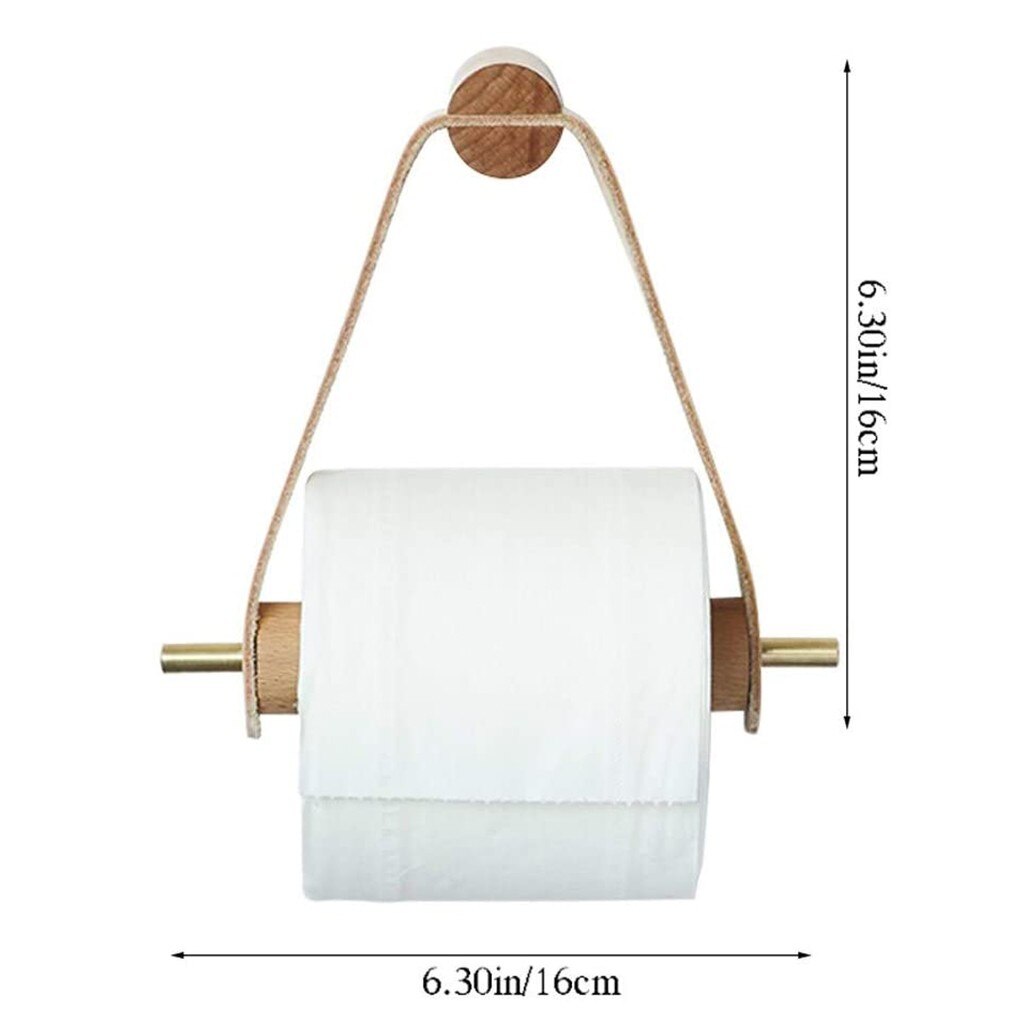 40 # Houten Roll Tissue Houder Papieren Handdoek Opbergrek Badkamer Hanger Opslag Toiletpapier Dispenser Houder Doos