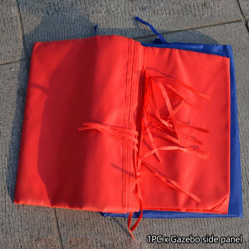 Outdoor Tent Accessoires Tuinhuisje Side Panel Duurzaam Zijwand Anti-Uv Oxford Doek Camping Winddicht Waterdichte Opvouwbare Draagbare