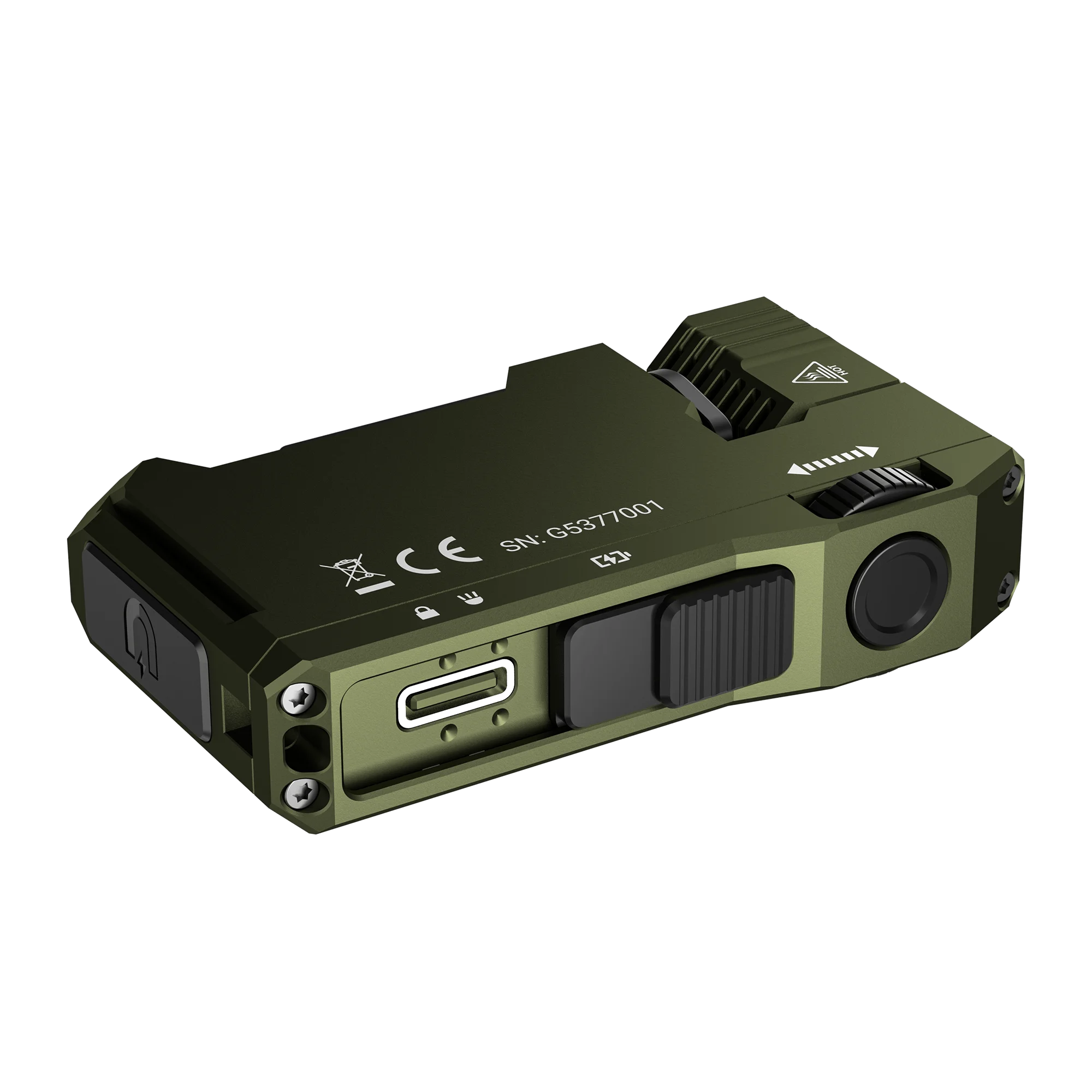 Wuben  g5 edc lommelygte 400 lumen - grøn