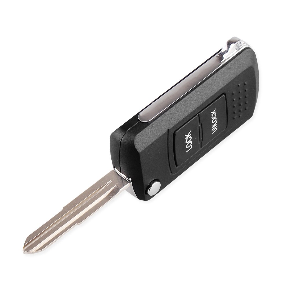 KEYYOU Flip Folding Car Remote Key Shell Fall Fob für Mitsubishi Schlüssel Für Eclipse Galant Endeavor 2 Tasten Auto Schlüssel ersatz