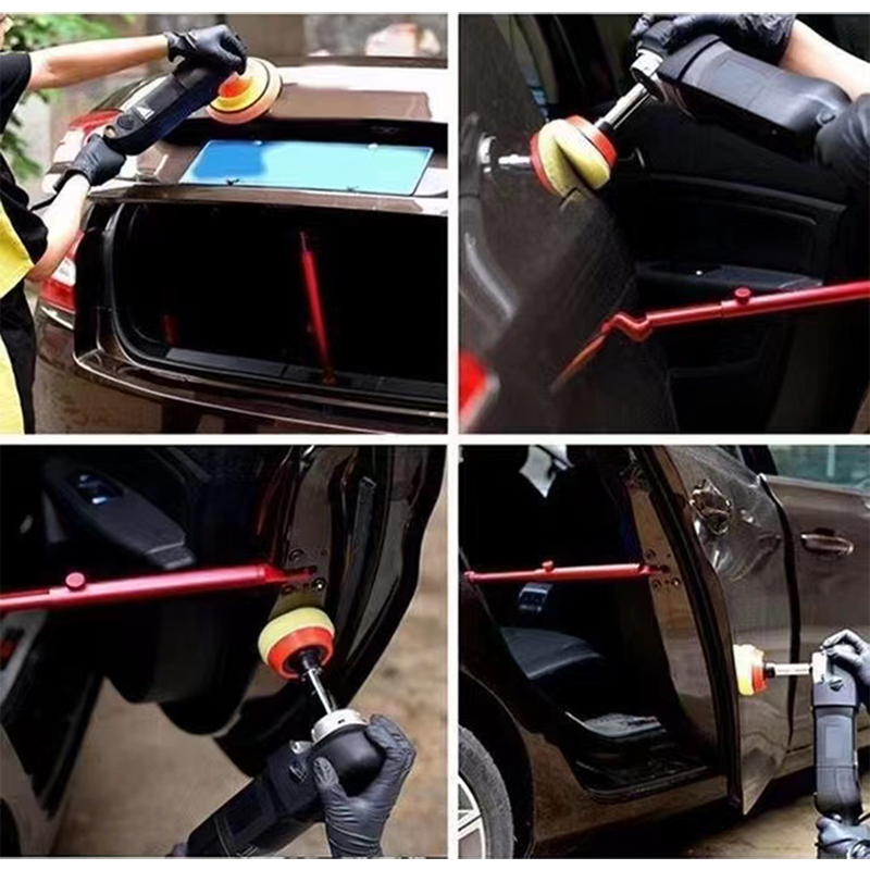 Stützstange zum Polieren von Autos, 32–48 cm, einziehbare Aluminium-Haltewerkzeuge für Fahrzeug-Kofferraumdeckel, Türbefestigungswerkzeuge