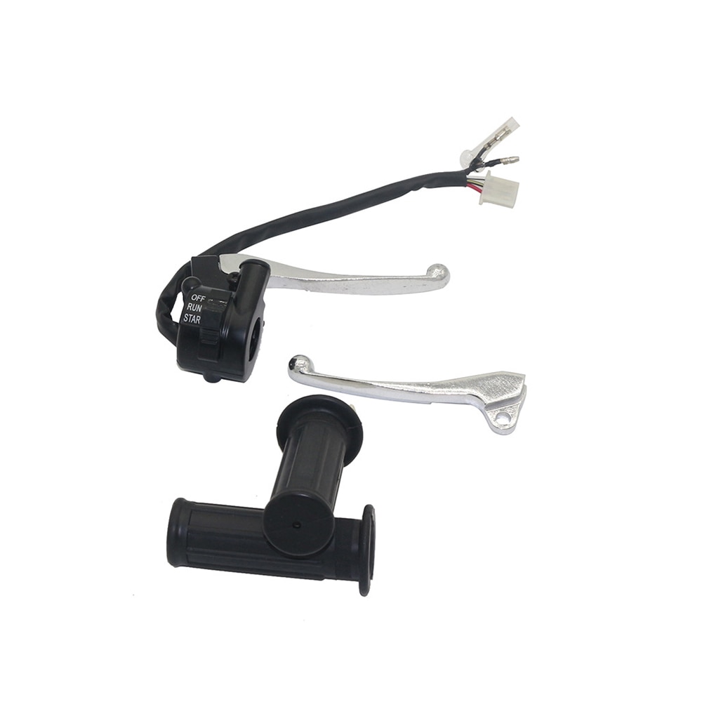 Carcaça do acelerador de motocicleta, cabo de alavanca para pw50 py50 py peewee pw 50 y-zinger 50cc