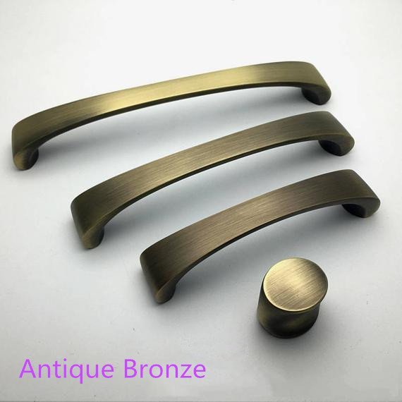3.75 " 5 '' 6.3 '' antikk kobber bronse skuff trekker knotter svart kommode håndtak børstet nikkel kjøkken skap dørhåndtak knott