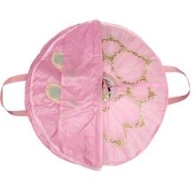 Gros pas cher enfants filles Ballet Costumes sacs rose danse Tutu sacs