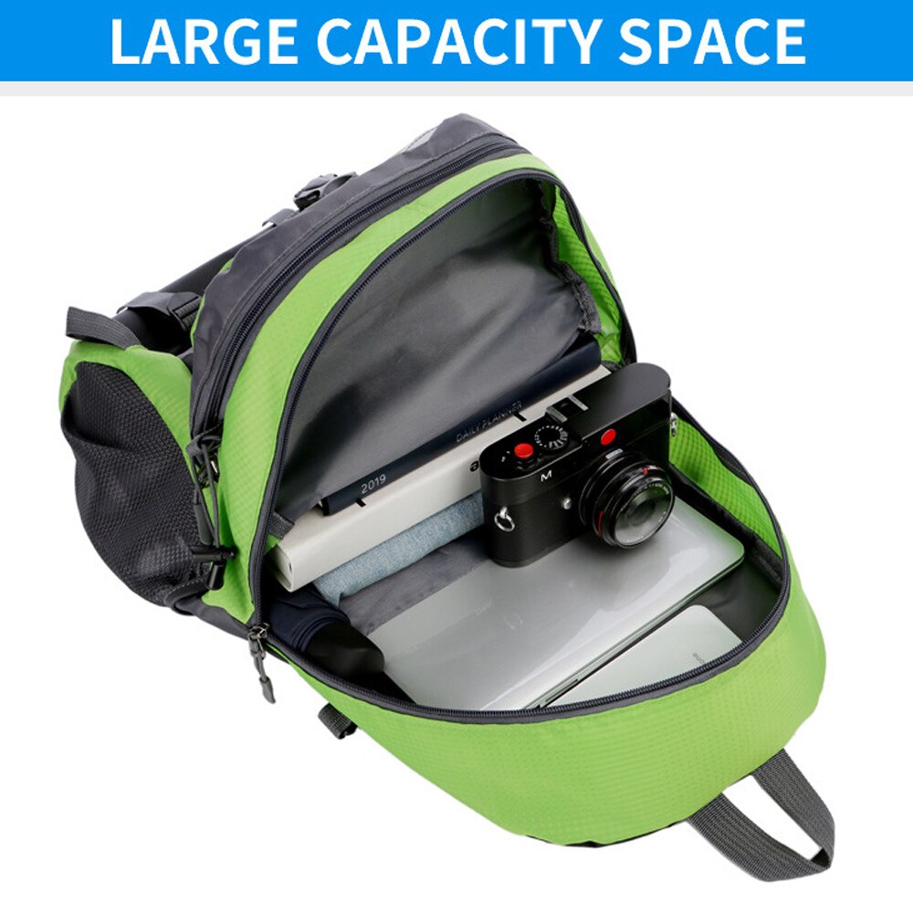 Cykel skuldre taske 40l store kapacitet vandtæt bjergbestigning rygsæk udendørs åndbar skuldertaske til mænd og kvinder