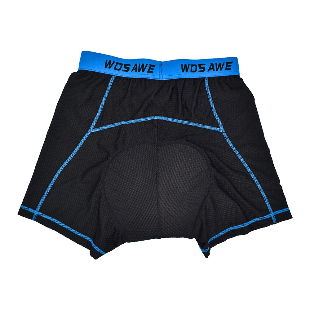 WOSAWE Männer Fahrrad Radfahren Engen Shorts Mesh Atmungsaktive Ciclismo Stoßfest MTB Road Fahrrad Shorts Biker Bike Unterwäsche 5D Gel Pad