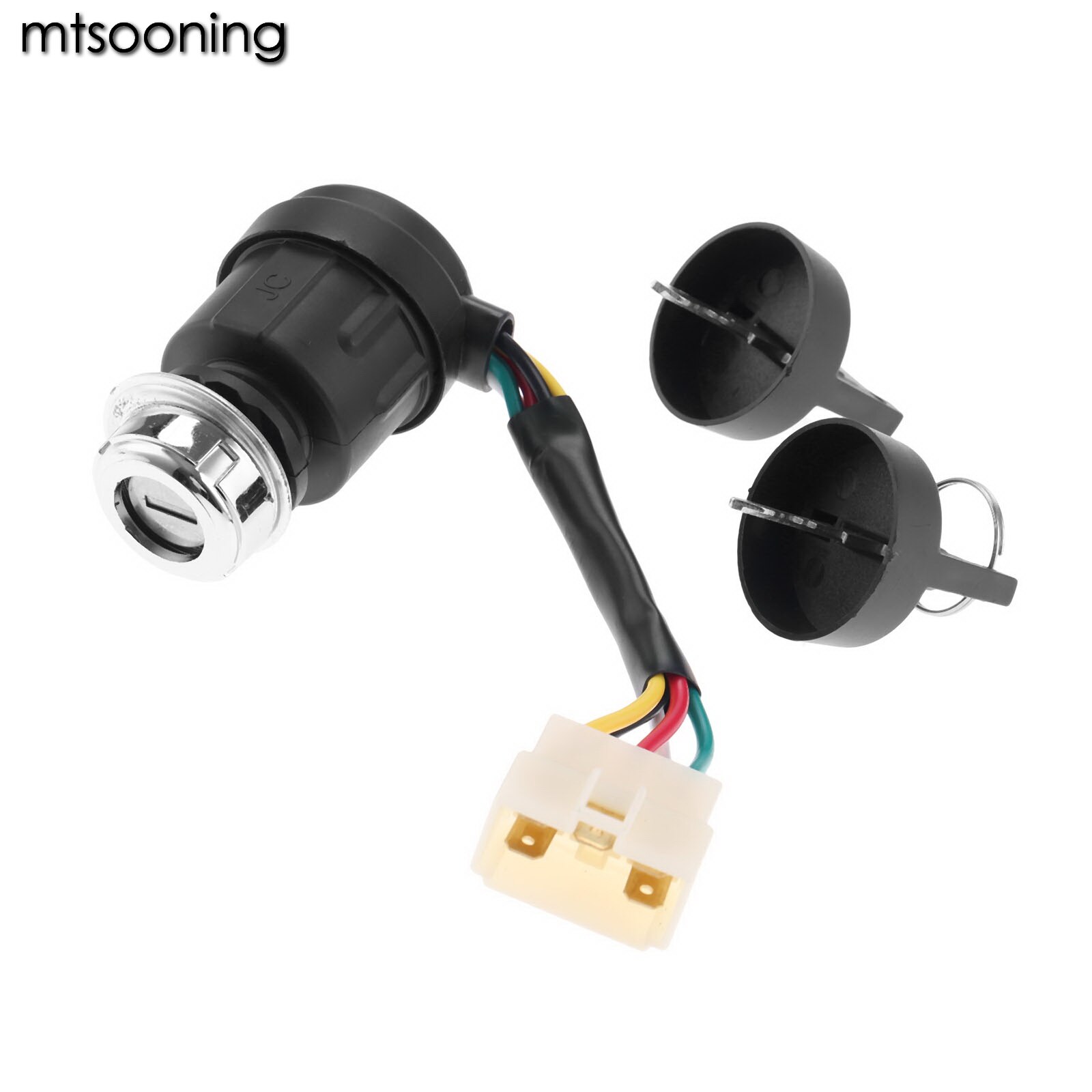 mtsooning 5 Wires Ignition Key Switch 3 Positions On Off Start Univerial For Chinese Portable Diesel Generator Engine