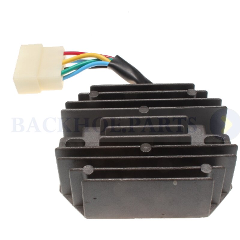 Regulador rectificador de voltaje de 12V, 6 cables, 15531-64601 para Tractor Kubota B1550 B1700 B2100 B2320 B2400 B2650 B3030 B3200 B3350