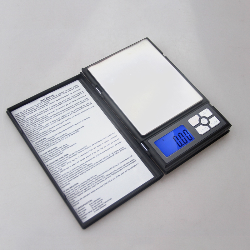 Mini báscula Digital balanza portátil de precisión pantalla LCD joyería balanza laboratorio herramientas de pesaje electrónico