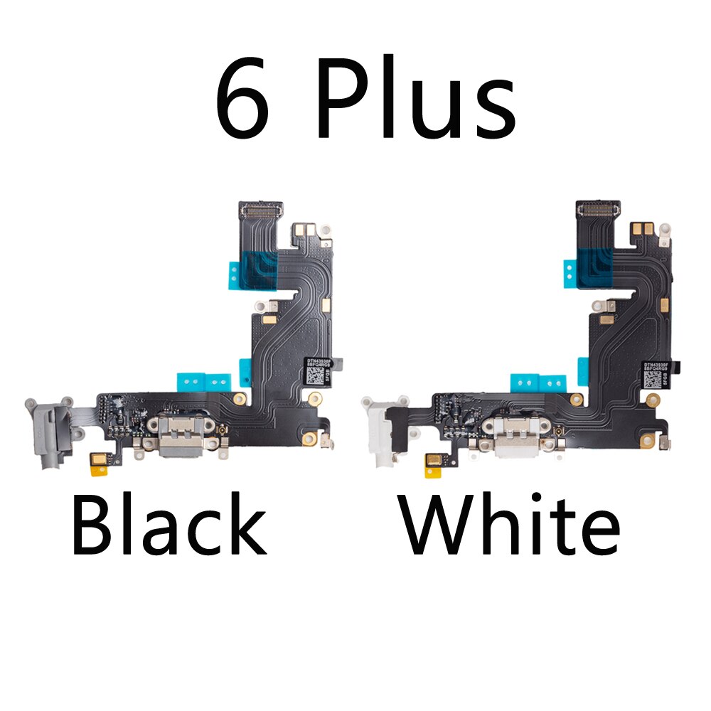 10 sztuk/partia ładowania Flex Cable dla iPhone 7 8 Plus XR XS max X USB ładowarka Port złącze dokujące z mikrofonem Flex Cable: 6 Plus Mix color