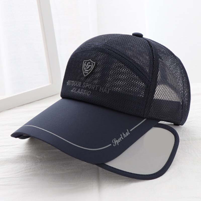 Hoeden heren en dames baseballpetten zomer outdoor ademende sport intrekbare zonnehoed zonnebrandcrème snel drogende zonnehoed  s62