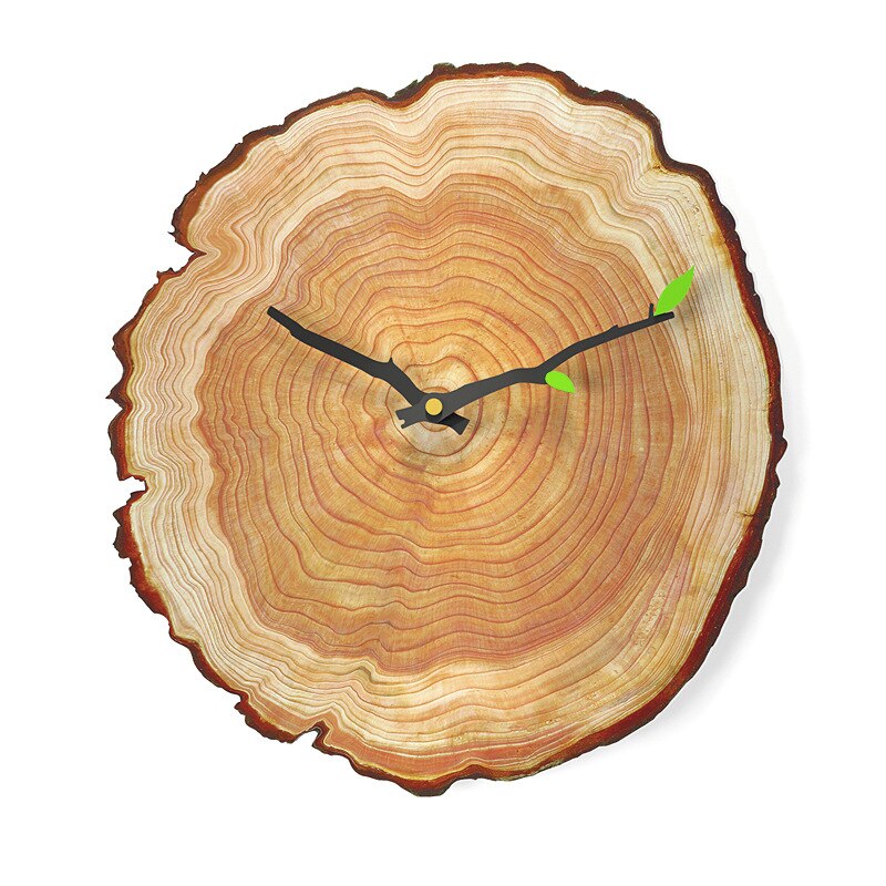 12 zoll Vintage Holz Wanduhr Moderne Vintage Rustikalen Retro Uhr Home Büro Cafe Art Große Wand Uhr 30 cm: NO 15