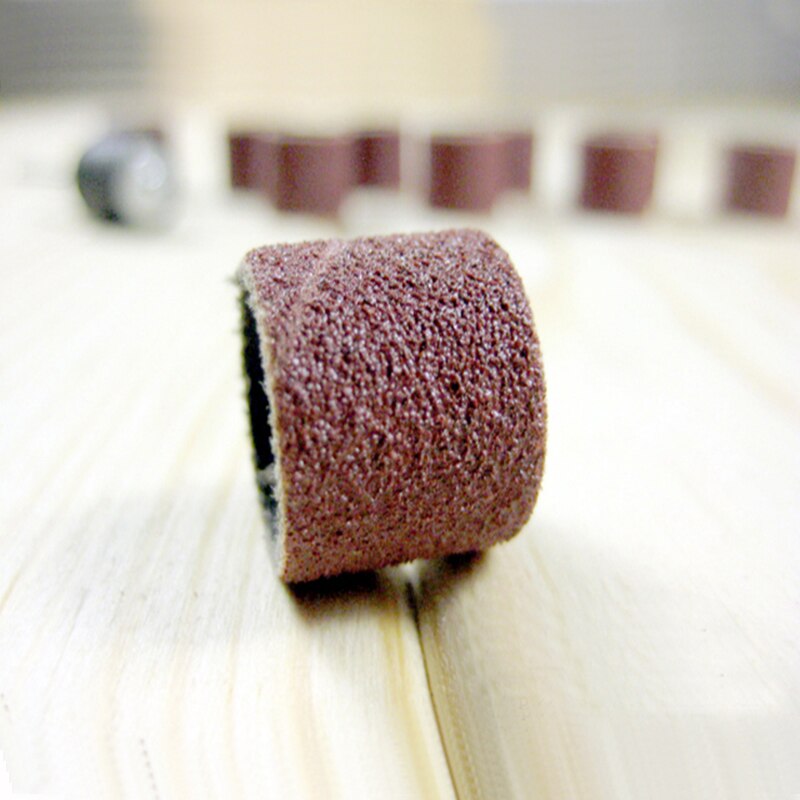 100pcs dremel sanding sleeves 12mm abrasive sanding paper grinding wheel sanpaper disc woodcarving buffing polishing woodworking