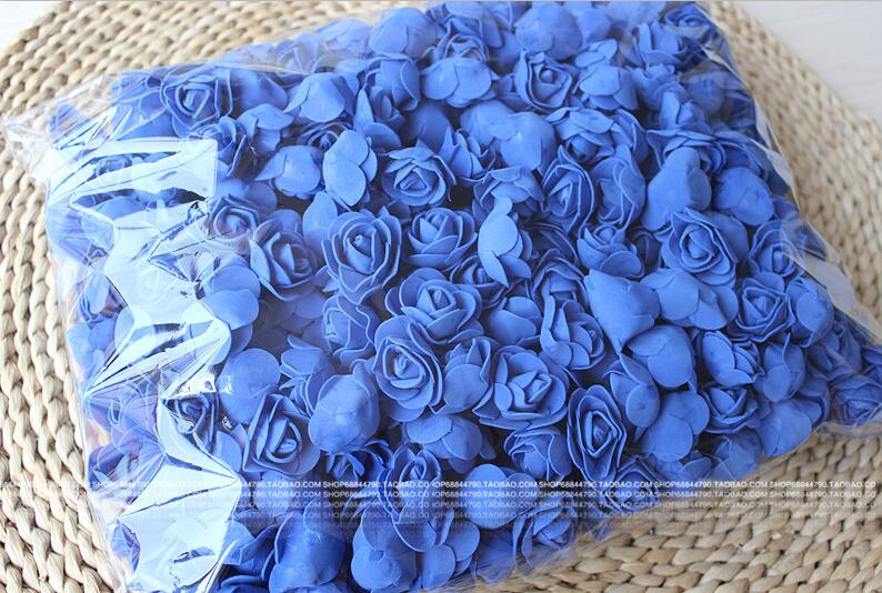 500 teile/los PE Schaum Knstliche Rose Blume Kopf...  Grandado