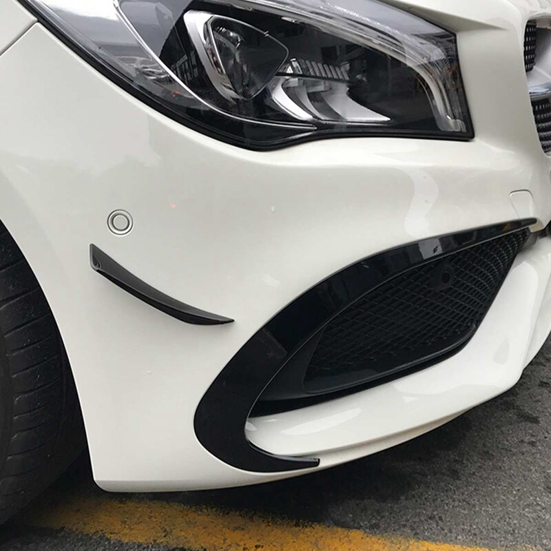 Hiilikuitu etupuskurin jakajan spoileri malleille mercedes-benz  w117 cla 45 cla 200 cla 220 cla 250 cla 260 amg