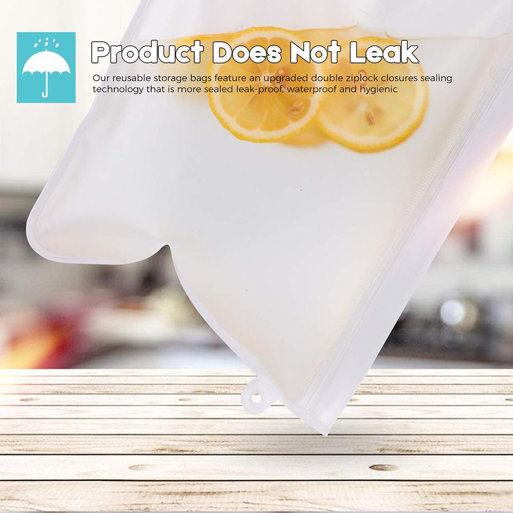 7Pcs Herbruikbare Zakken Duidelijke Voedsel Opslag Pakket Kleine Sieraden Verpakking Hersluitbare Vacuüm Opbergtas Dikke Verse Zak