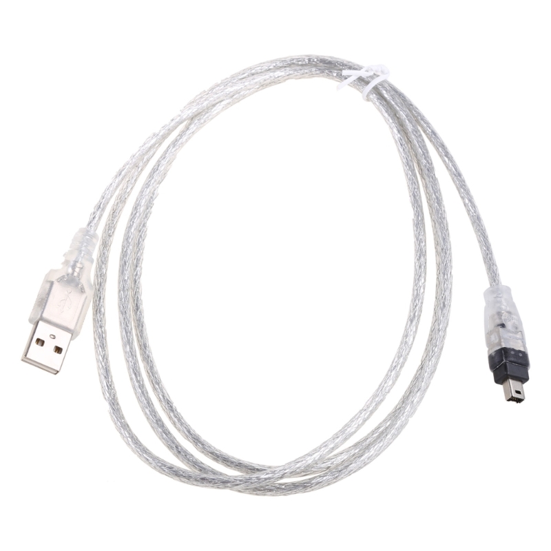 USB Male to Firewire iEEE 1394 4 Pin Male iLink Adapter Cable for DV Camera: Default Title